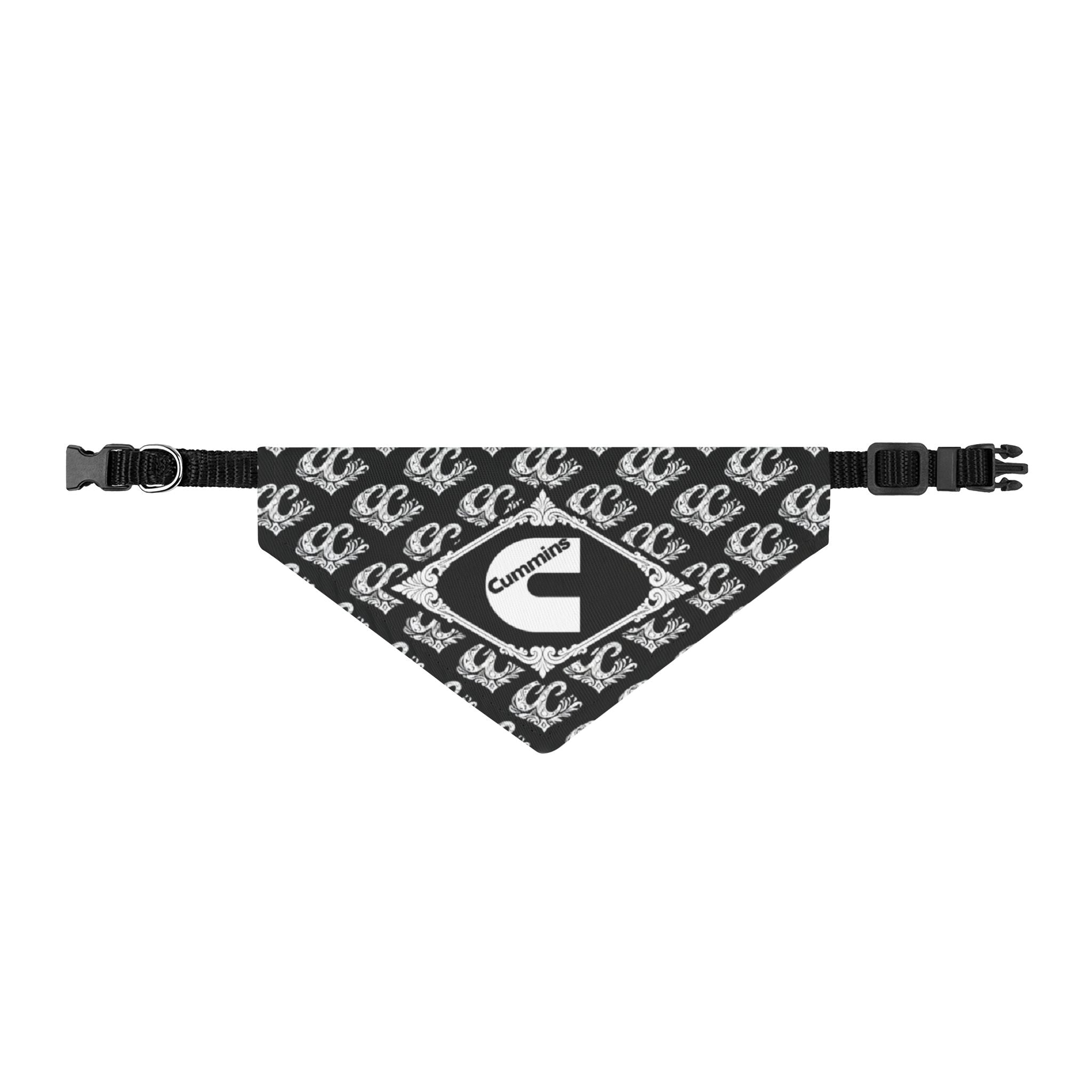 Clip-On Pet Bandana — "Coal Cartel Cummins"