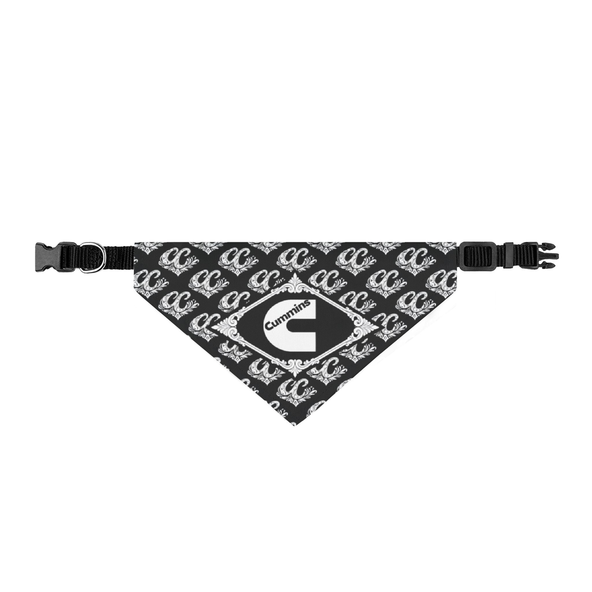 Clip-On Pet Bandana — "Coal Cartel Cummins"