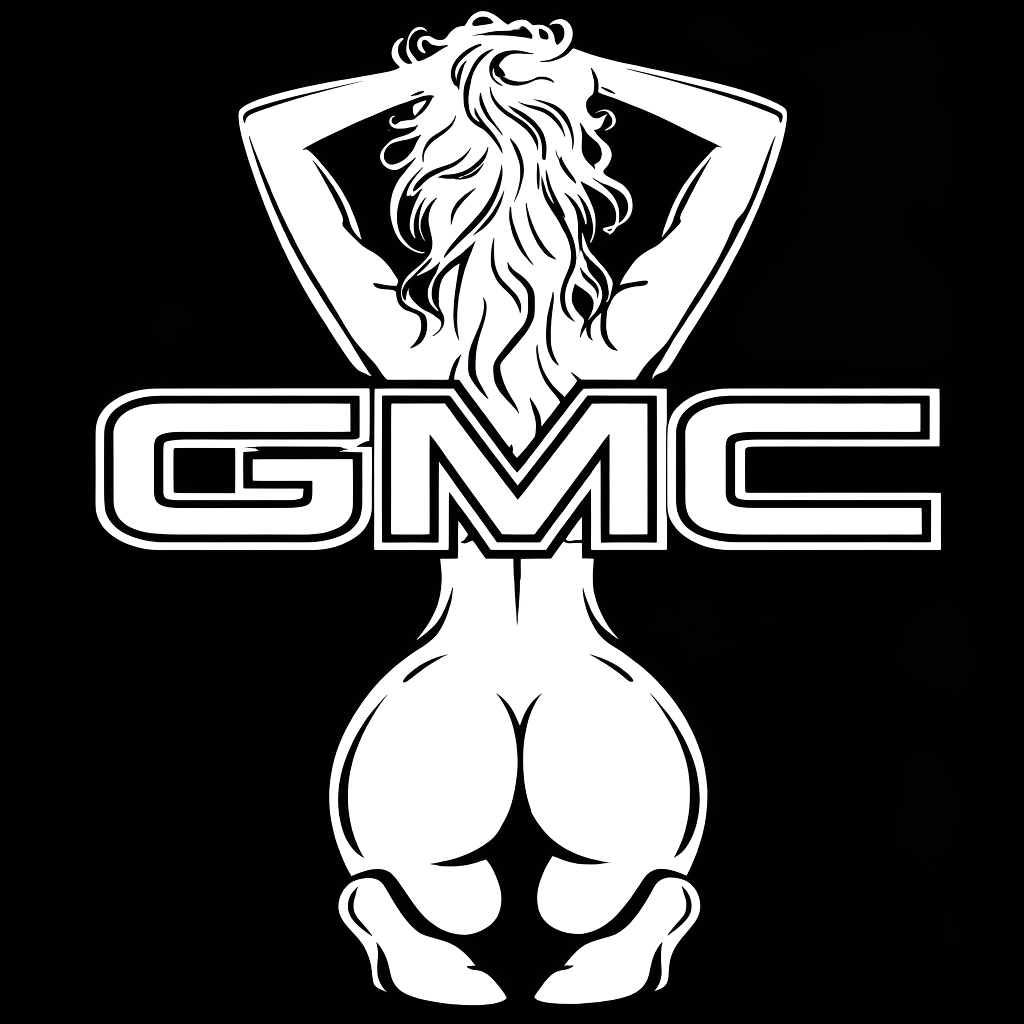 GMC Pin-Up Girl Decal 6”
